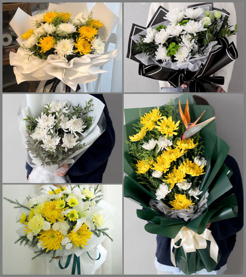 河南郑州巩义市涉村镇羊角沟村白事花束代送